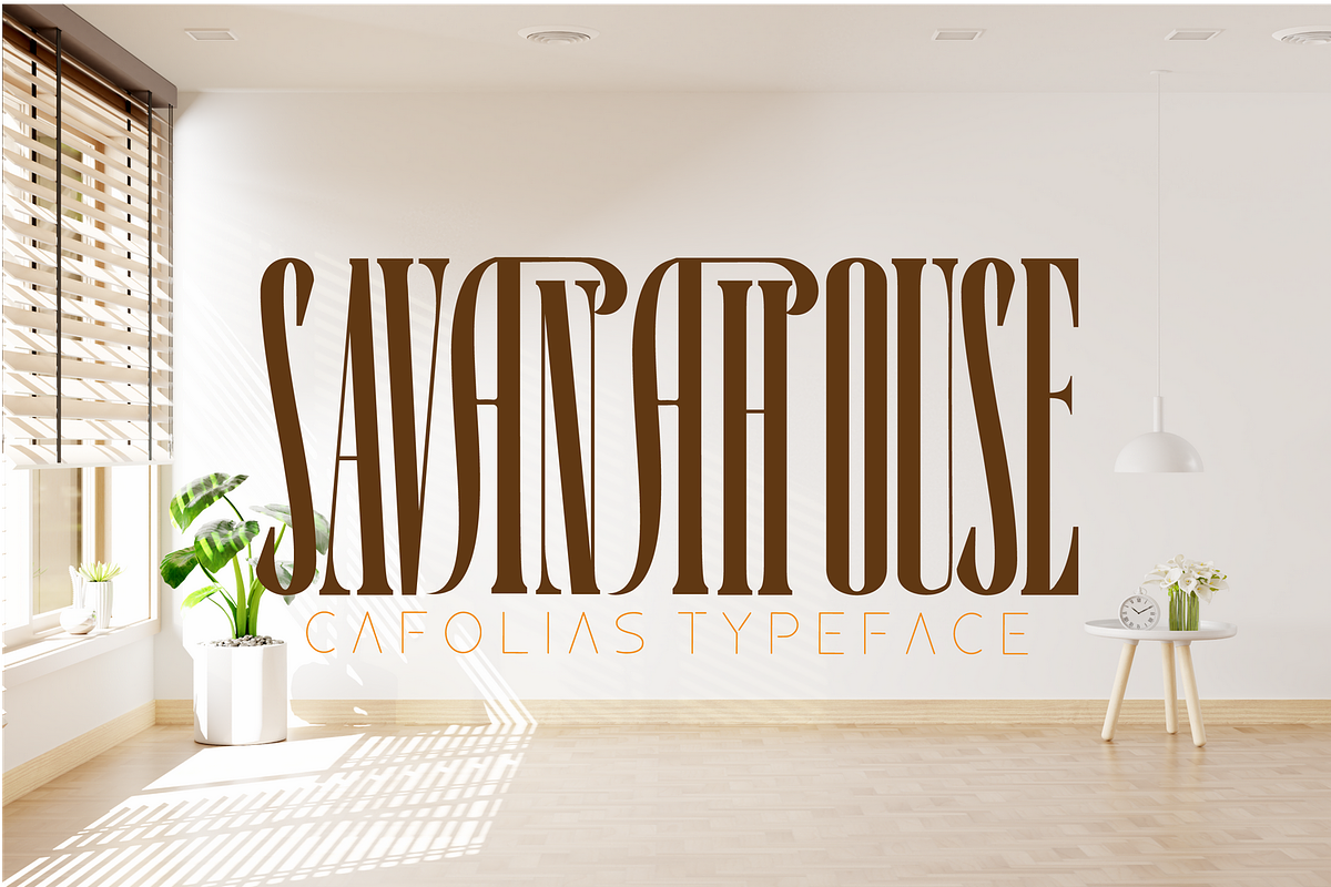 Cafollas - Condensed Font, a Serif Font by 177Studio (Photo 3 of 9)