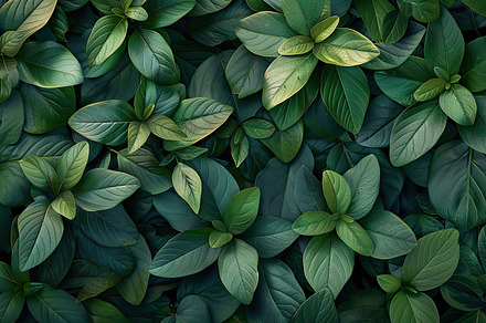 Lush Green Foliage Background, Gener, a Photo by LOGOCREATIVE