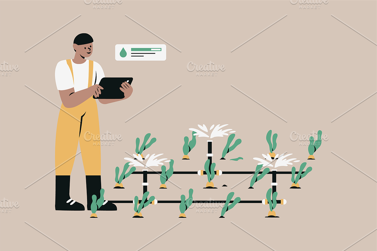 Agriculture Technology Illustration, a Technology Illustration by Jump Studio (Photo 5 of 10)