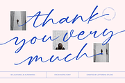 Letters Blushing Touch Sticky Note, a Script Font by Letterena Studios Script (Thumbnail 15 of 15)