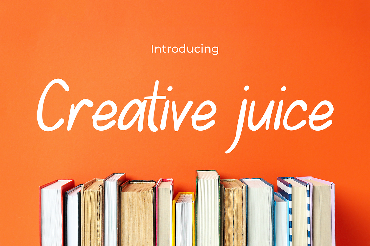Creative Juice, a Sans Serif Font by Pinisi ART (Photo 1 of 10)