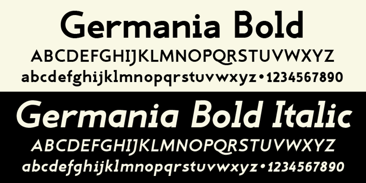 Germania, a Sans Serif Font by Wiescher-Design (Photo 6 of 7)