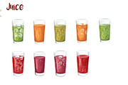 Watercolour Juice and Vegetable set, a Graphic by MumAndMe (Thumbnail 2 of 4)