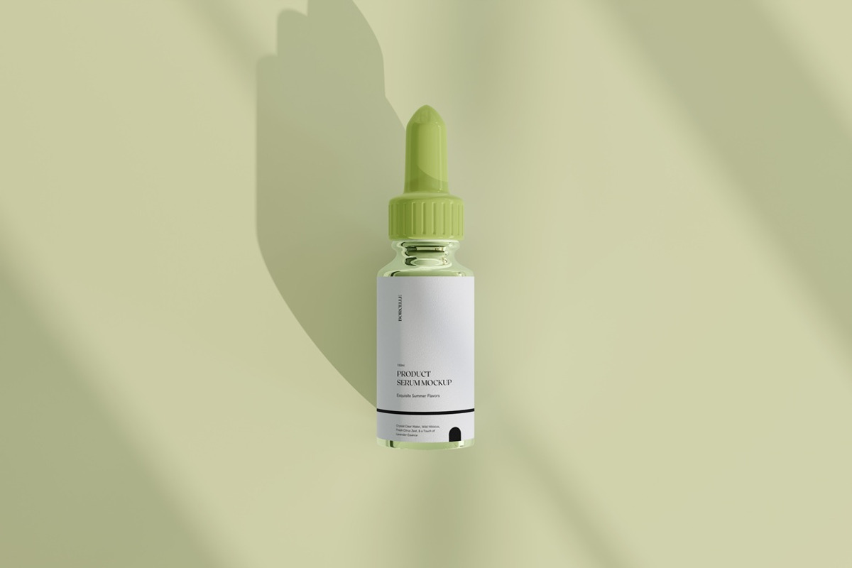 High Quality Dropper Bottle Mockup, a Packaging Mockup by Momogi (Photo 2 of 4)