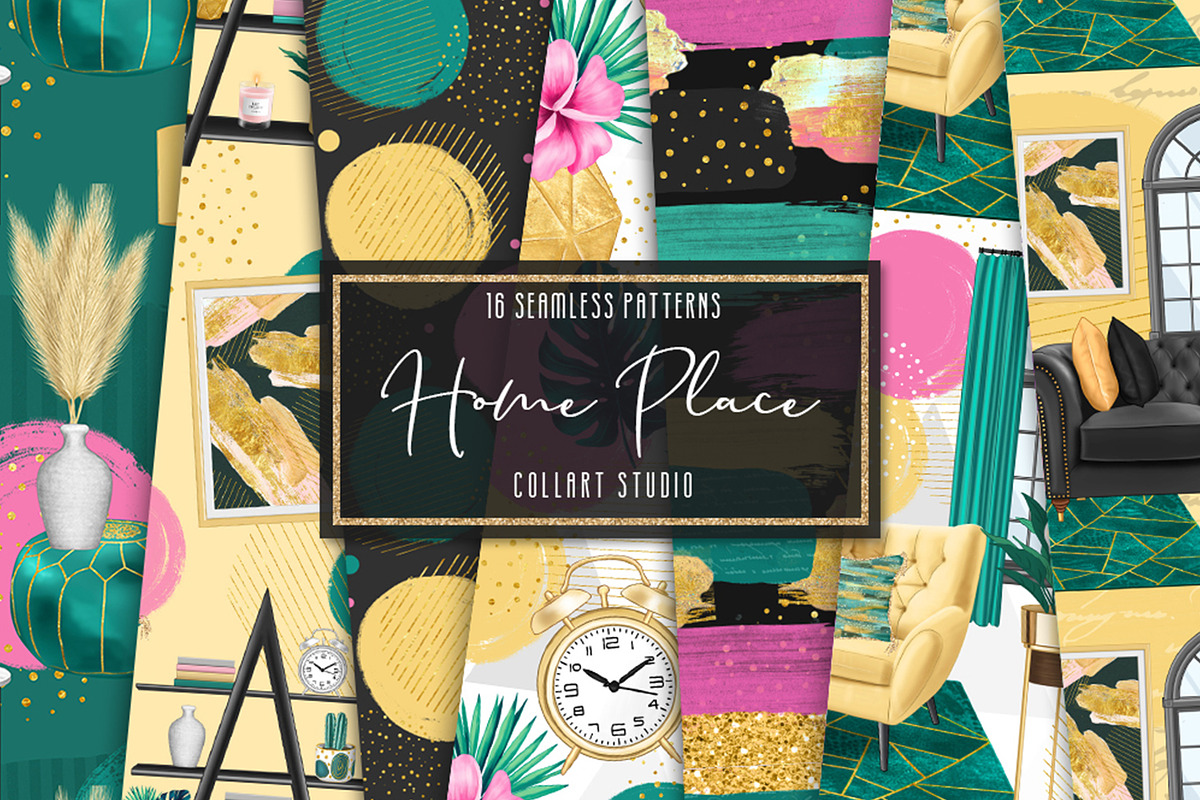 Home digital paper, furniture papers, a Pattern Graphic by Collart Studio (Photo 1 of 9)