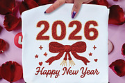 Knitted 2026 Happy New Year PNG, an Illustration by Black Bird Studio (Thumbnail 5 of 8)