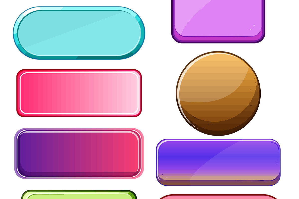 Colorful glossy user interface web, an Object Graphic by pikepicture (Photo 3 of 3)