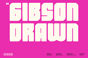 CS Gibson Drawn, a Sans Serif Font by Craft Supply Co. (Thumbnail 1 of 8)
