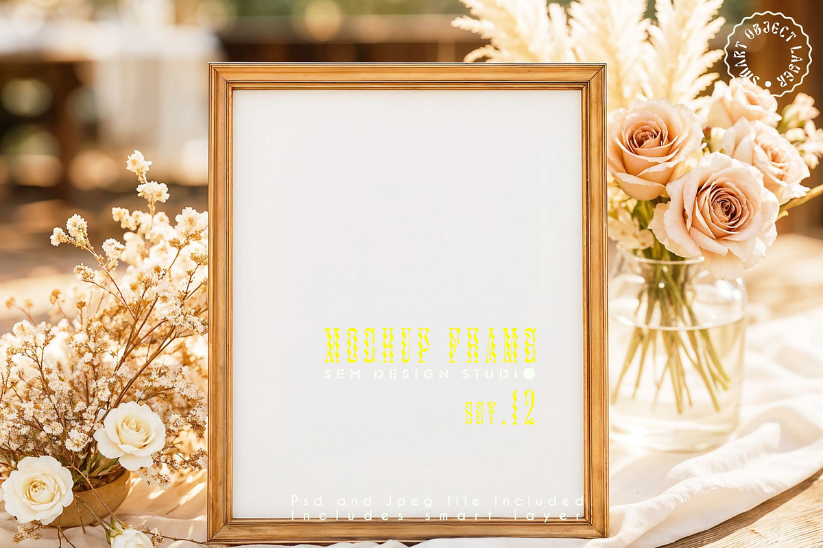 BUNDLE Frame Mockups set of 12