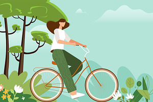 Nature And Lifestyle Illustrations