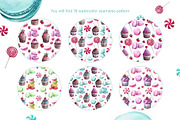 Watercolor Candy shop, an Illustration by YuliaBiser (Thumbnail 8 of 9)