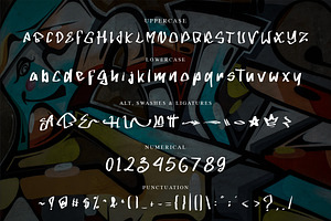 GLOWST - Graffiti Font