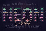 SALE Neon Lettering Super Bundle, a Graphic by TVartworks (Thumbnail 4 of 27)