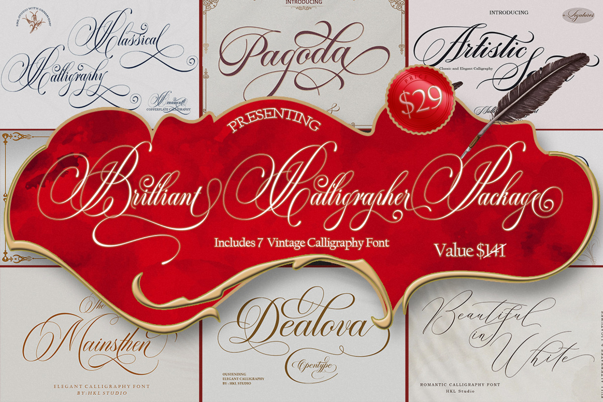 Billion Dollars, a Font by HKL Studio (Photo 10 of 10)