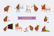 Cute Kiwi The Bird Character, an Animal Illustration by Creatornomic (Thumbnail 4 of 5)