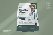 Healthy Clinic - Flyer, a Brochure Template by Izdihaar_Studio (Thumbnail 1 of 3)