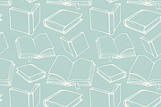 Books seamless pattern, a Pattern Graphic by IreneArt illustrations (Thumbnail 8 of 9)