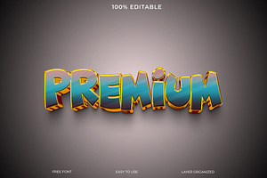 Premium Text Effect Gold Outline, a Layer Style Add-On by Imamul001