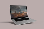 MacBook Pro Display Mockup, an iPhone Mockup by bimockup (Thumbnail 5 of 13)