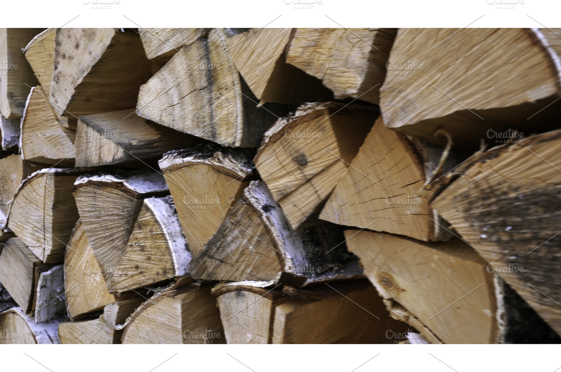 Close-up of firewood supply. Media, a Nature Photo by Media Whale Stock