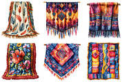 Boho Style Tapestry & Blanket Bundle, an Illustration by Pixels.Craft (Thumbnail 9 of 10)