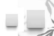 SET of 4 SQUARE COASTERS, a Product Mockup by Moonlight Creative (Thumbnail 7 of 9)