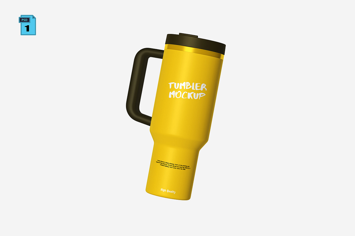 Tumbler Mockup For Branding, a Merchandise Mockup by AnasStudio (Photo 1 of 3)