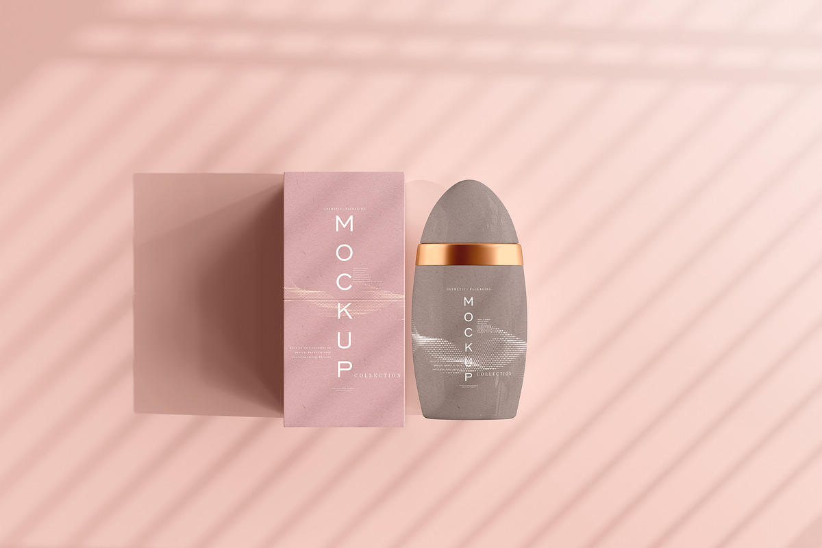 390+ Cosmetic Branding Mockup Scenes, a Cups & Container Mockup by pmvch (Photo 197 of 367)
