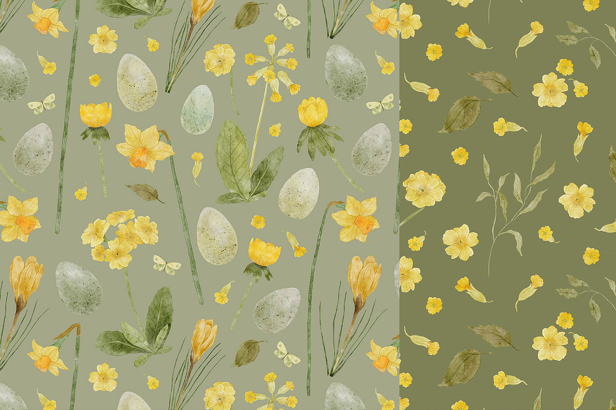 Spring Garden Illustration & Pattern, a Decorative Illustration by OkPen (Photo 8 of 10)