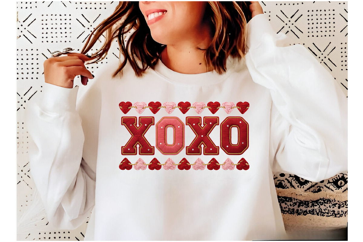 XOXO Yarn Png, Valentine's Day Png, an Illustration by Designking (Photo 5 of 6)