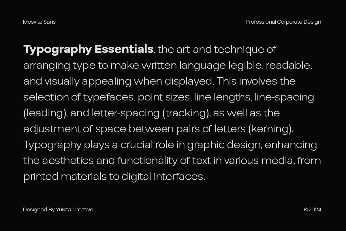 Mosvita Sans Serif Family Font, a Sans Serif Font by Yukita Creative (Photo 7 of 13)