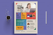 College Admission Flyer, a Flyer Template by MightyDesign (Thumbnail 1 of 8)
