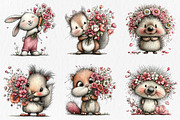 Whimsical Spring Animals Clipart, an Animal Illustration by Libby Wishes (Thumbnail 3 of 3)