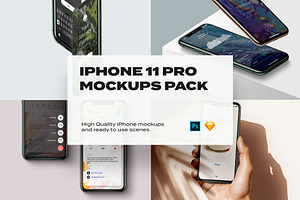 IPhone 11 Mockup PSD - Sketch