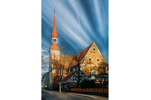 Parnu, Estonia. View Of Lutheran, an Architecture Photo by Our Amazing World