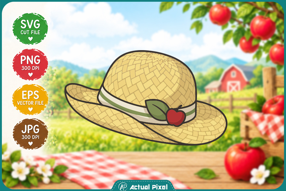 Apple Orchard Clipart Bundle, an Object Illustration by Actual Pixel (Photo 20 of 22)