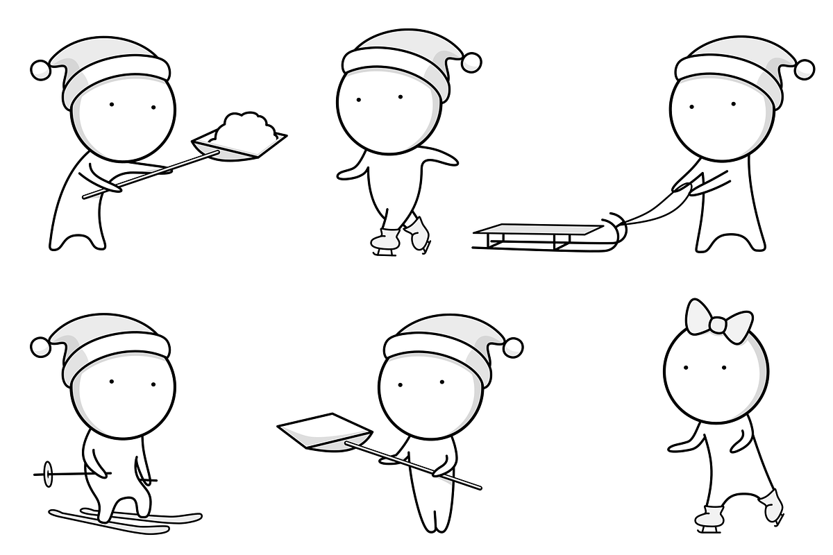 Sports icons, such as skiing and ska, an Icon by JK comics (Photo 1 of 5)