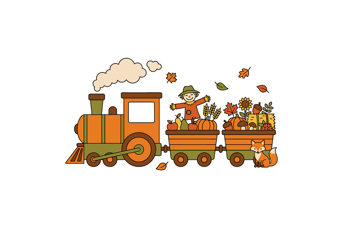 This Autumn & Thanksgiving Clipart, a Seasonal Illustration by abu67222 (Photo 20 of 21)