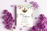 Wildflowers wedding invitation, an Invitation Template by Sania (Thumbnail 5 of 5)