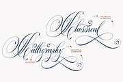 Classical Calligraphy, a Script Font by HKL Studio (Thumbnail 6 of 9)