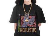 Tshirt Mockup Realistic, a Shirt Mockup by Alphaleonis_std (Thumbnail 3 of 4)
