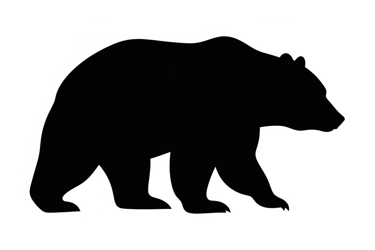 Nature Wildlife Bear Silhouette Bund, an Illustration by Designs_River (Photo 21 of 51)