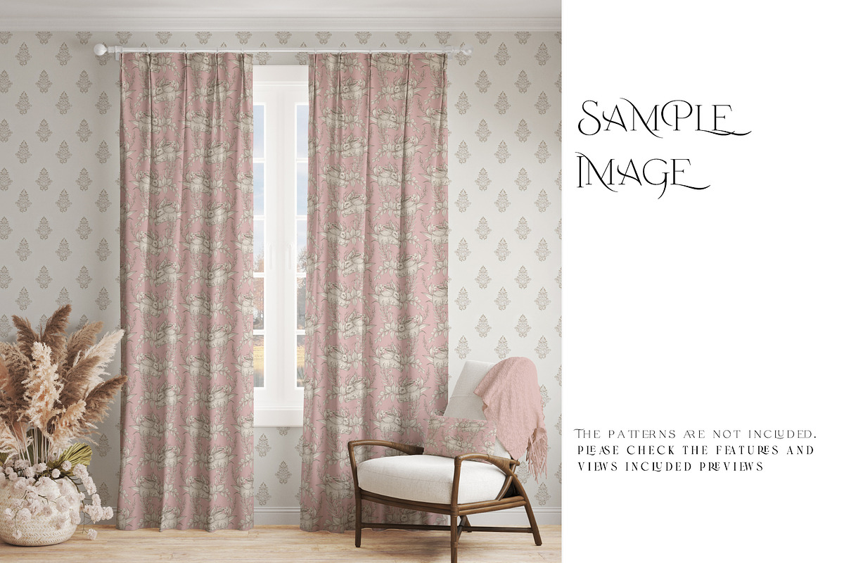 Pinch Pleat & Pencil Pleat Curtains, a Pens & Pencil Mockup by mock-ups (Photo 10 of 13)