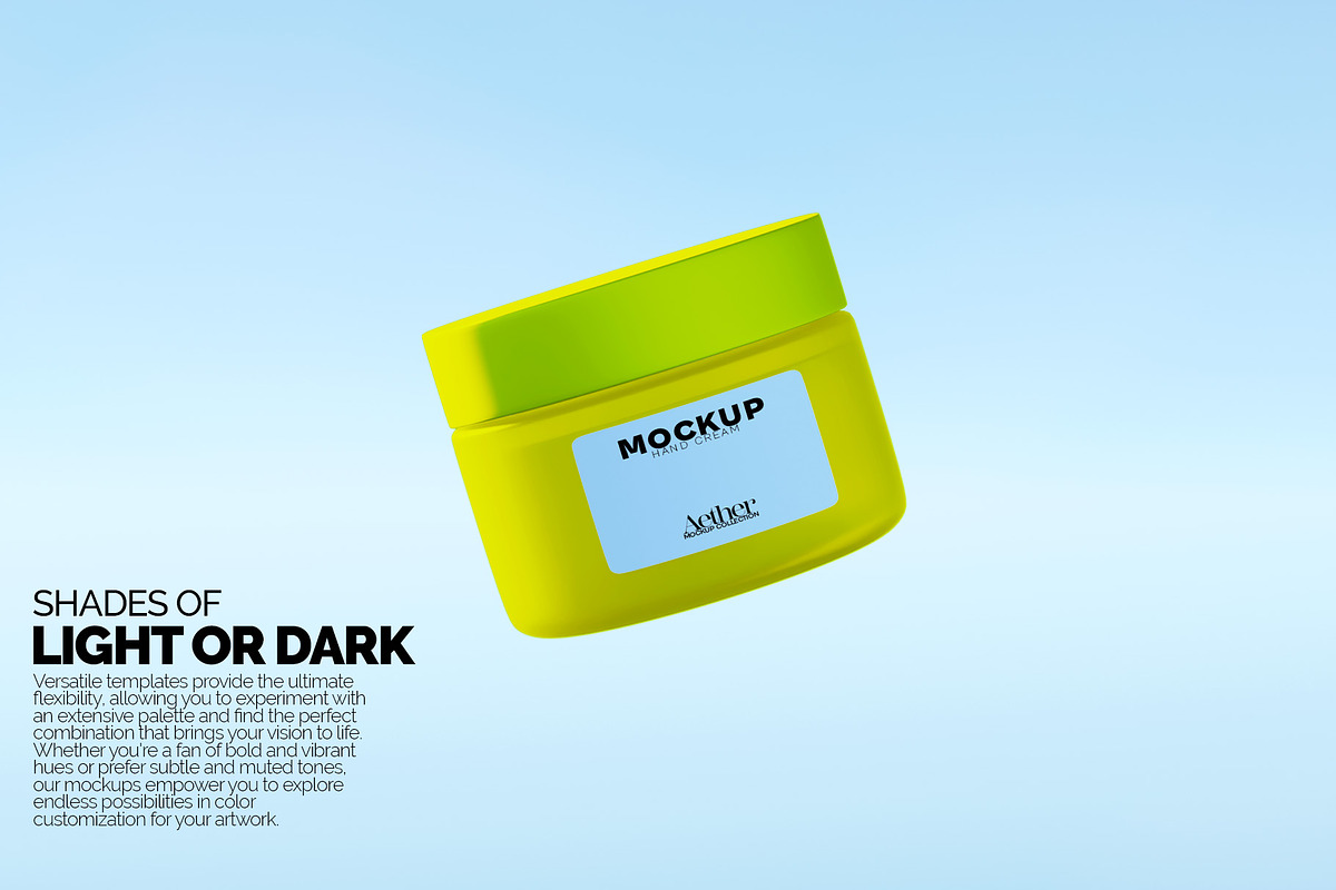 Hand Cream Tube Mockup Bundle, a Packaging Mockup by Banana Mockups (Photo 4 of 6)