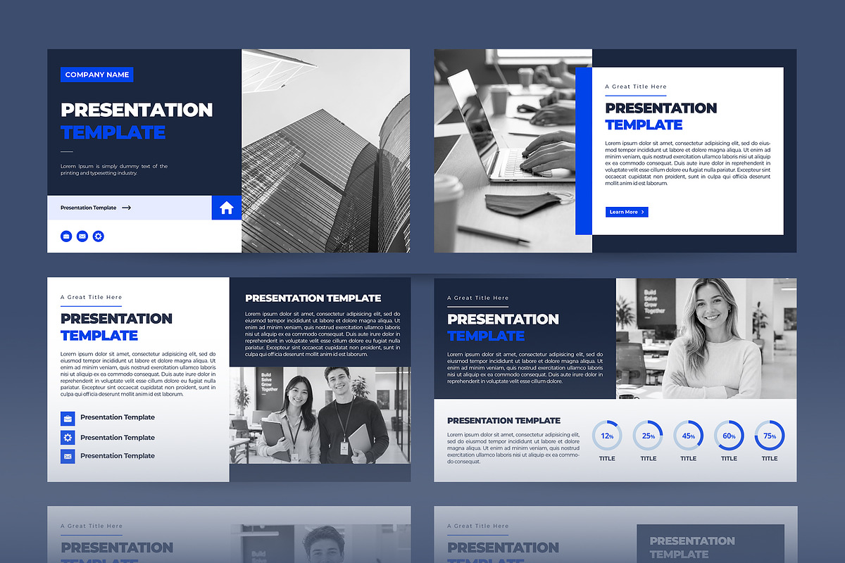 Business Strategy Presentation, a Presentation Template by CreativeUP (Photo 5 of 6)