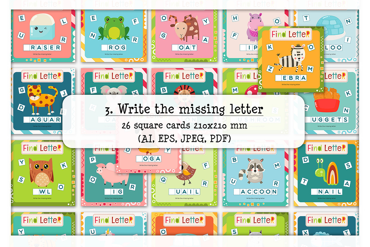 Letter Tracing Handwriting practice, an Education Illustration by Nursery Art (Photo 4 of 12)