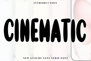 Cinematic, a Script Font by InermediaSTUDIO (Thumbnail 1 of 5)