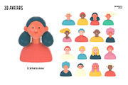 3D Avatars, a Templates & Theme by Grivina's shop (Thumbnail 3 of 13)