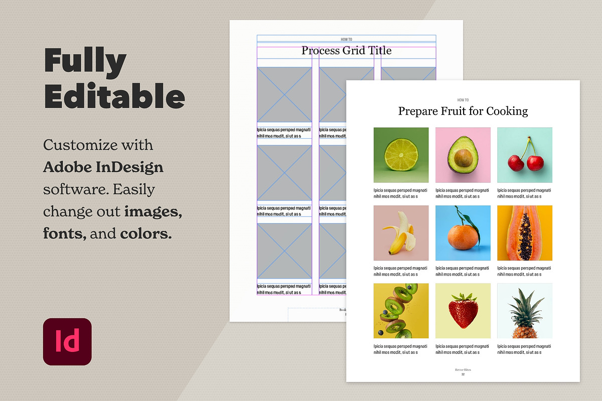 InDesign Digital Cookbook Template, a Brochure Template by Dandymark (Photo 3 of 12)