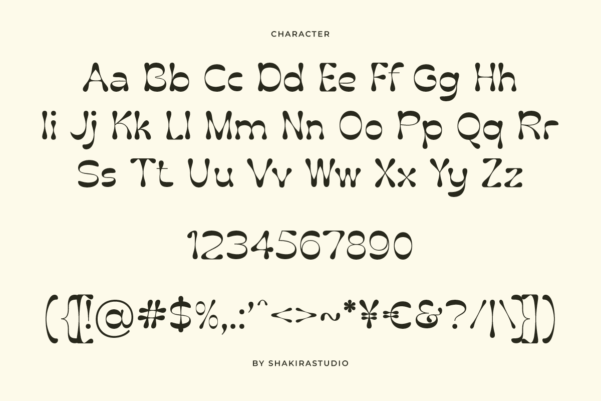 Rackind - Unique Display Font, a Serif Font by Shakira Studio (Photo 10 of 11)